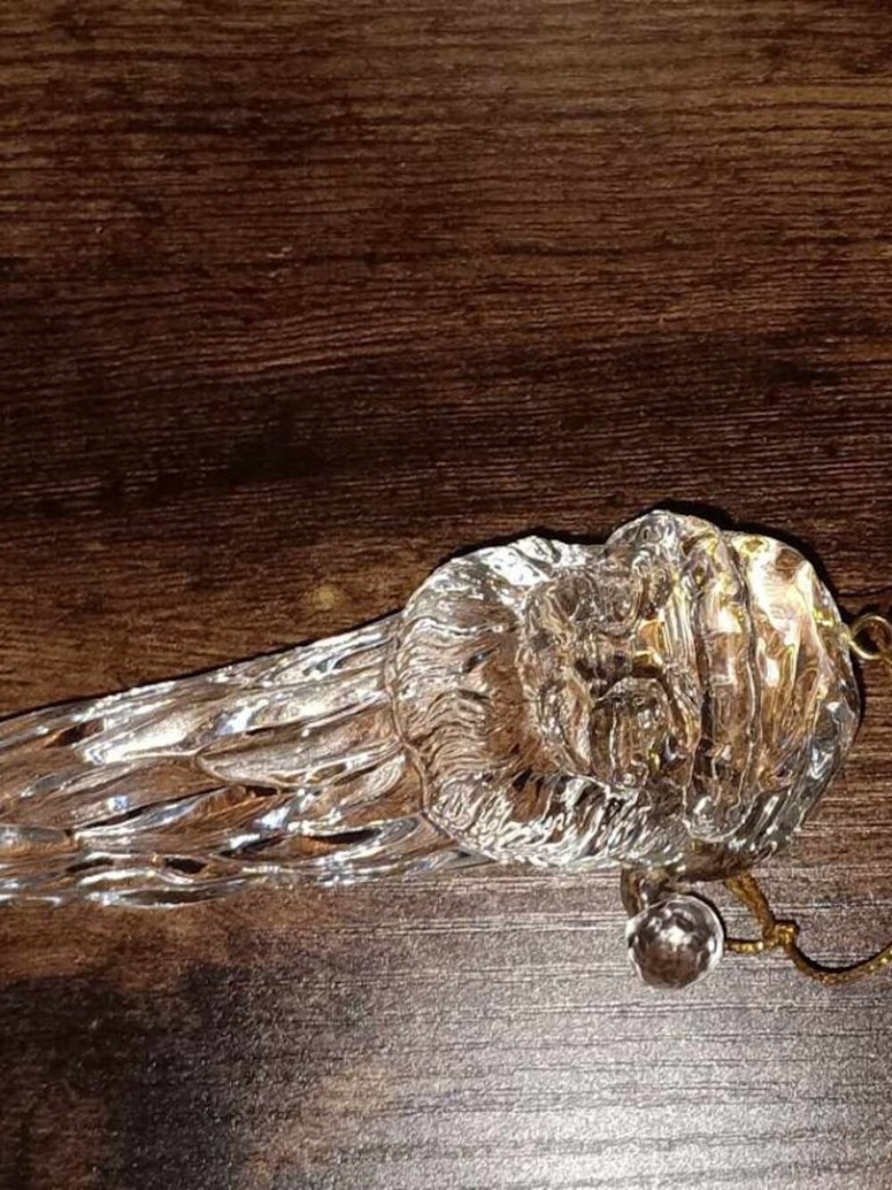 Heavy Glass Like Ornaments Santa and Snowman